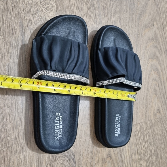 [BUNDLE!] Three Sandals, One Price  Women's Casual Blue, Black and Pink Size 7 - Picture 11 of 16